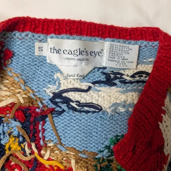 Vintage 1994 Eagles Eye Realtor Sweater - Picture 3 of 4